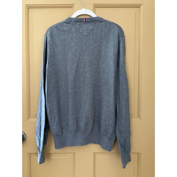 Tommy Hilfiger Gray Cotton Pullover Sweater Women's Size Medium - Picture 5 of 7
